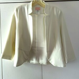 Gorgeous detailed LOVE…ADY jacket in ivory cream. Medium